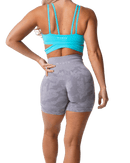 Shorts sem costura camuflado