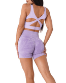 Shorts sem costura camuflado